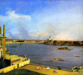 Canaletto : London, The Thames and the City of London